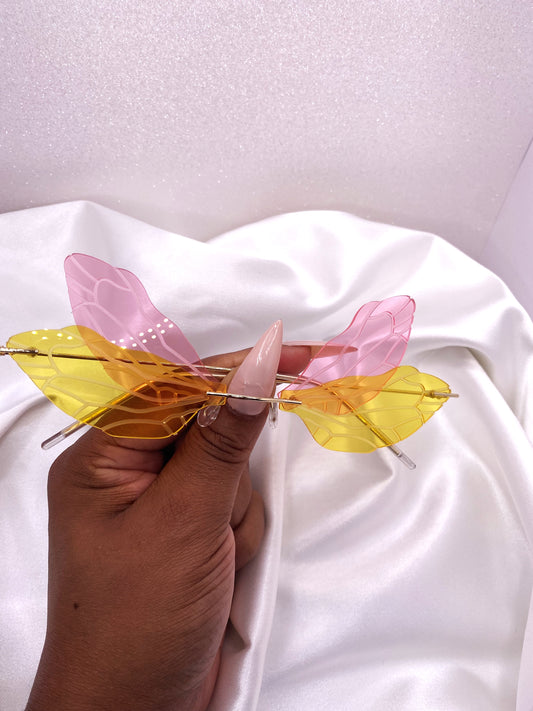 Pink and Yellow Butterfly