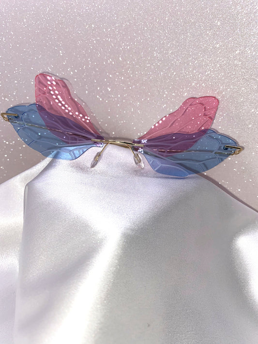 Pink and Blue Butterfly