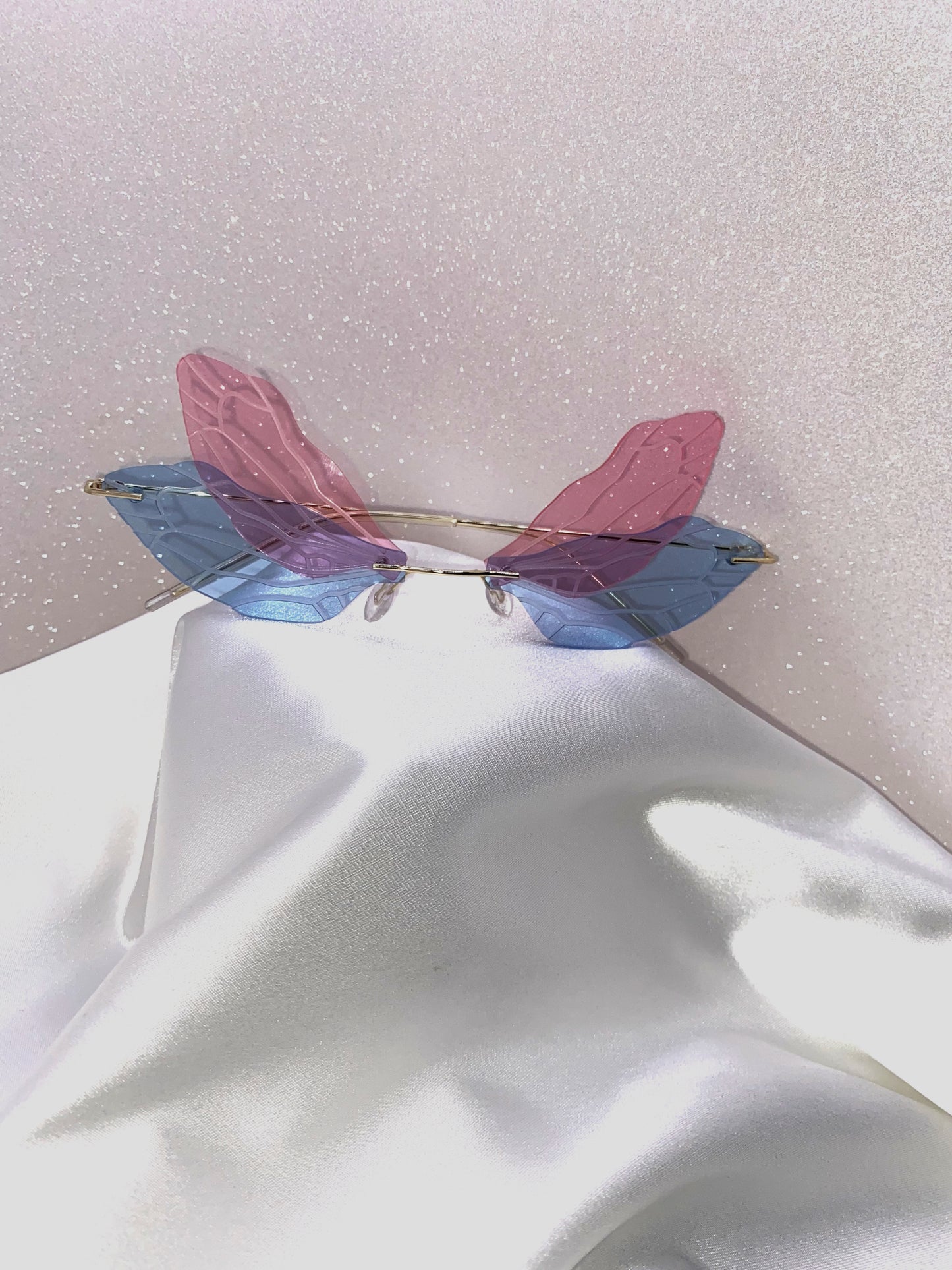 Pink and Blue Butterfly